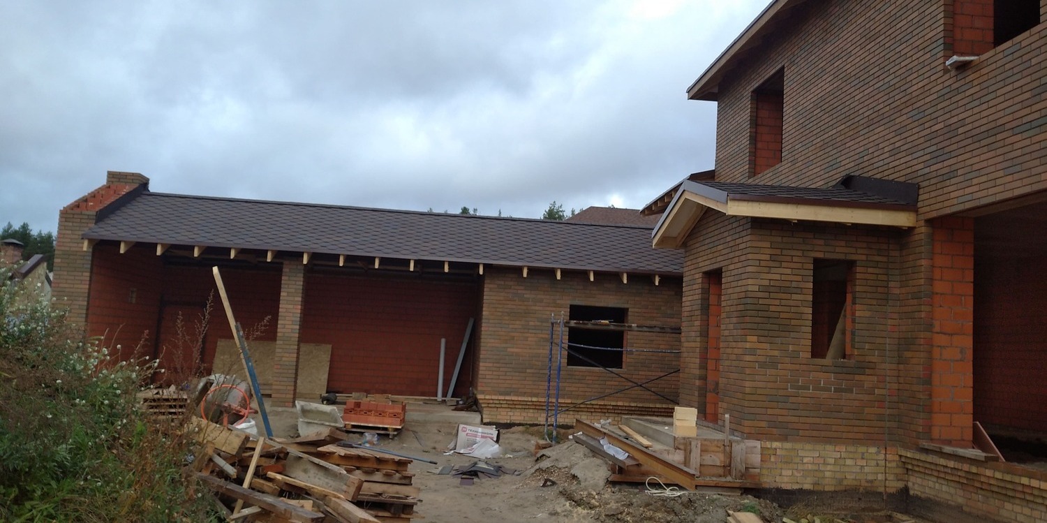 Достройка летней кухни к дому