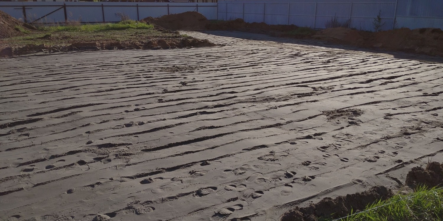 Подготовка грунта для фундамента